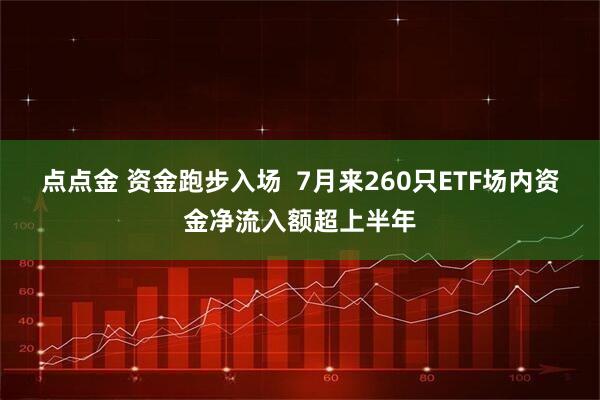 点点金 资金跑步入场 7月来260只ETF场内资金净流入额超上半年