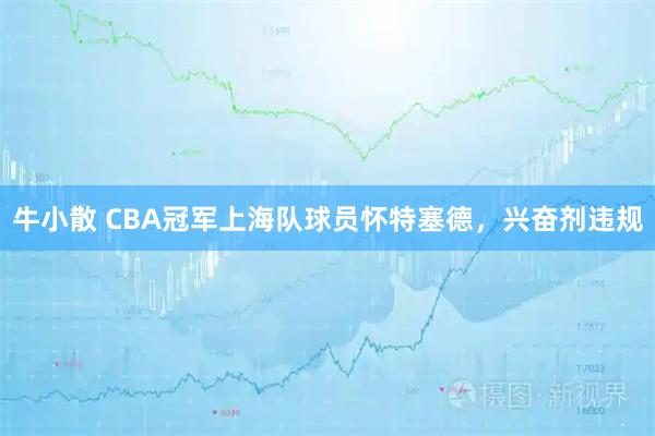 牛小散 CBA冠军上海队球员怀特塞德,兴奋剂违规
