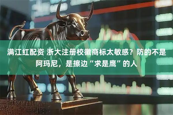 满江红配资 浙大注册校徽商标太敏感?防的不是阿玛尼,是擦边“求是鹰”的人